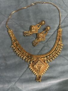 Elegant Gold-Tone Necklace Set