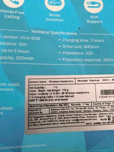 Headphone With Tag