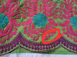 Embroidery Stitched Churidar