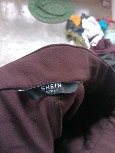 korean pant/Classic Brown Wide-Leg Trousers