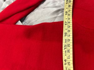 Red Mock Neck Sweater