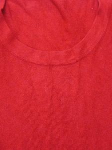 Cozy Red Long Sleeve Sweater