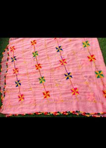 Pink Colour Trendy Dupatta