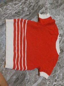 💗Retro Red &amp; White Striped Knit Top💗
