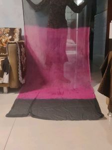 Pink &amp; Black Dupatta