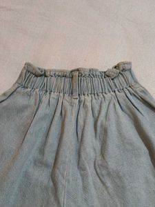 Light Wash Denim Shorts