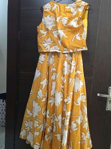 🌻Yellow Floral Print Lehenga Set🌻