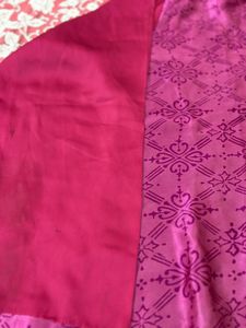 Beautiful Magenta Kurta with Embellished Neckline