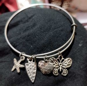 Enchanted Moon &amp; Fairy Charm Bangle