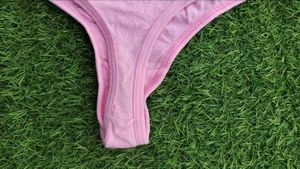 Pink Thong Underwear