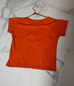 Nike Orange Graphic Tee