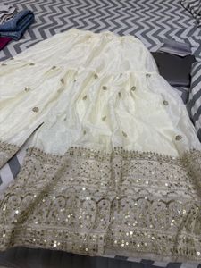 beautiful white 🤍 sitara suit