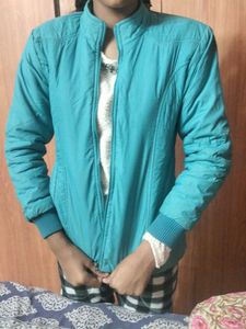 Teal Puffer Jacket