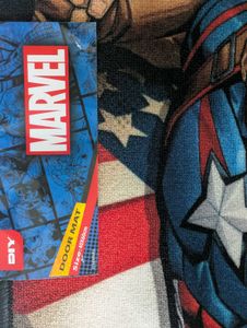 Captain America Marvel Door Mat