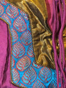 Purple/megenta festive Embroidered Kurta