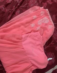 Pink Chikankari Kurta set