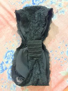dressberry Black Lace Strapless Bra