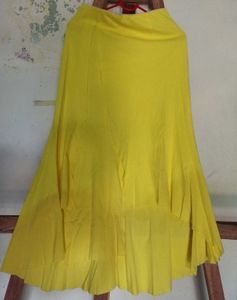 Midi Skirt With Cute White Top.