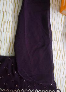 Elegant Sequined Ethnic Gown
