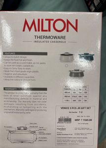 Milton Insulated Casserole 3 Pcs Gift Set NEW