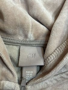 Soft Velour Zip-Up Hoodie
