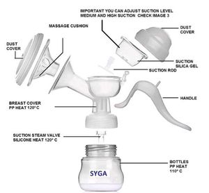 Breast Pump And Baby Fruit Feeder Set