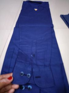 Blue Cotton Shirt