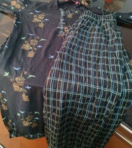 Xxl Size Black Kurta With Pant Not Dupatta