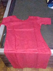 Red Sequin Top