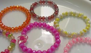 Stackable Beaded Bracelets - Set of 8