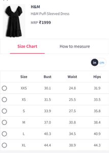 H&amp;M Black cotton Dress