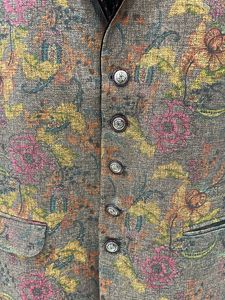Floral Print Men's Vest