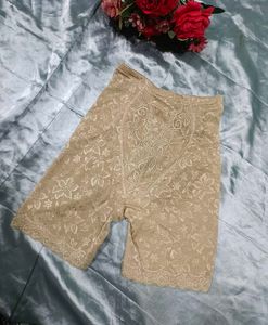 Lace Beige Shapewear Shorts