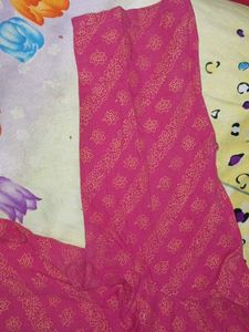 Pink Cotton Kurta