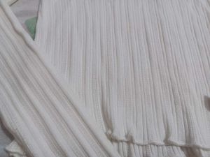 Ribbed Turtleneck Long Sleeve Top