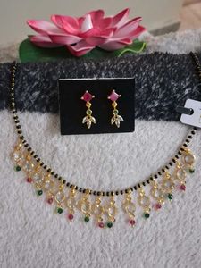 Stones With Beads Mangalsutra