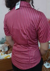 Striped Button-Up shirt