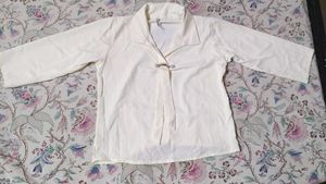 Cream Colored Button Up Shirt