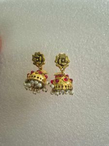 Customized Exquisite Jhumka Earrings - Unused