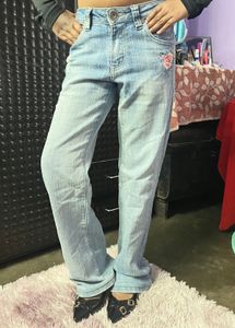 y2k low rise bootcut jeans