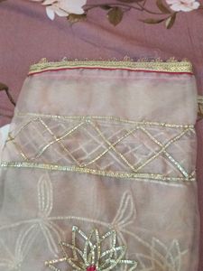 Elegant Party Wear Unstitched Three piece Set
