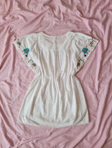 Embroidered Butterfly Blouse