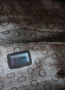 Vintage GUESS Monogram Baguette Shoulder Bag