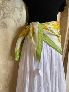 Vintage Floral Scarf