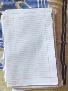 Lined Notebook Pages