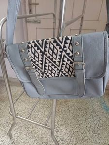 Stylish Grey Crossbody Bag