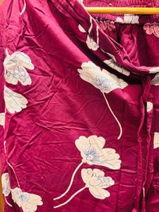 Elegant Floral Print Kurta Set