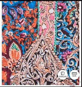 Paisley Print Fit &amp; Flare Dress