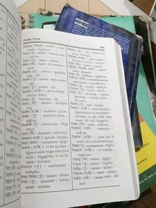 Trilingual Dictionary: Hindi, English, Telugu