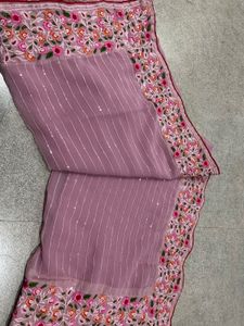 Beautiful Embroidered Saree